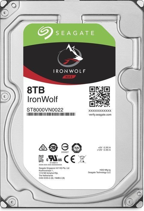 Dysk IronWolf 8TB 3,5 256MB ST8000VN004