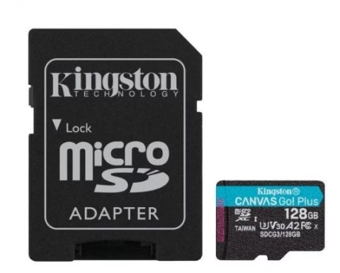 Karta microSD 128GB Canvas Go Plus 170/90MB/s Adapter