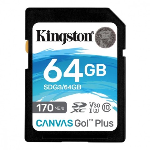 Karta pamięci SD 64GB Canvas Go Plus 170/70MB/s CL10 U3 V30