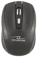 Mysz Titanum SNAPPER TM105K, Bezprzewodowa 2.4GHz, DPI 1000/1600, 6 przycisków, NANO odbiornik