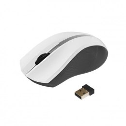 Mysz bezprzewodowo-optyczna USB AM-97B biała