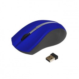 Mysz bezprzewodowo-optyczna USB AM-97E niebieska