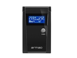 Zasilacz awaryjny Armac Line-In 850VA Office Pure Sine Wave LCD 2X230v PL metalowa obudowa