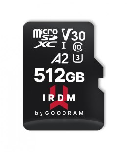 Karta pamięci microSD IRDM 512GB UHS-I U3 A2 + adapter