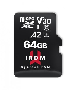 Karta pamięci microSD IRDM 64GB UHS-I U3 A2 + adapter