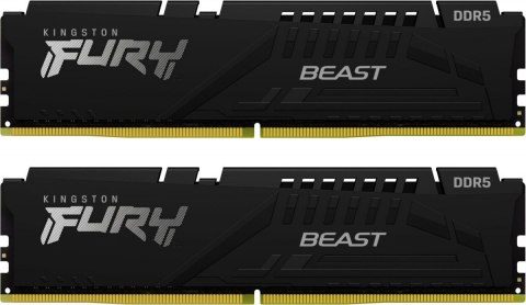 Pamięć DDR5 Fury Beast Black 64GB(2*32GB)/5200 CL36 EXPO