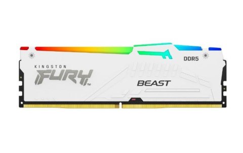 Pamięć DDR5 Fury Beast White RGB 64GB(2*32GB)/5600Mhz CL36