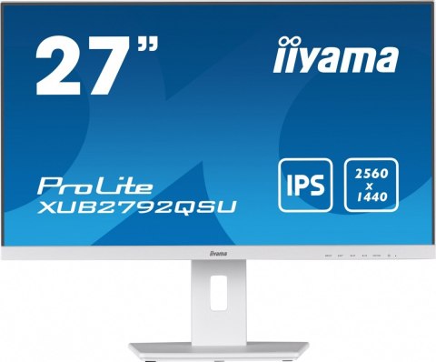 Monitor 27 cali 'XUB2792QSU-W5 IPS,WQHD,HDMI,DP,DVI,HAS(150mm),biały