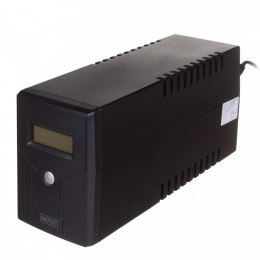 Zasilacz awaryjny UPS Line-Ineractive LCD, 800VA/480W, 1x12V/9Ah, AVR, 2xSCHUKO, USB, RJ11