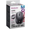 Mysz bezprzewodowa silent click AURIS MB-027 800/1200/1600 DPI czarna