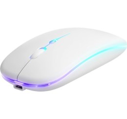 Mysz bezprzewodowa silent click TOUCH MM-997 akumulator 800/1200/1600 DPI biała