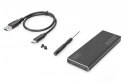 Obudowa zewnętrzna USB Typ C na dysk SSD M2 (NGFF) SATA III, 80/60/42/30mm, aluminiowa