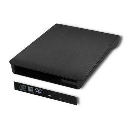 Obudowa/kieszeń na napęd CD/ DVD SATA | USB 2.0 | 12.7mm