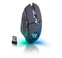 Mysz gamingowa bezprzewodowa GLORY GM-514 7P RGB 1200/2400/3200 DPI Czarna