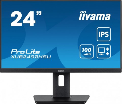 Monitor 23.8 cala XUB2492HSU-B6 IPS,HDMI,DP,VGA,100Hz,PIVOT,USB,HAS/150mm