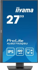 Monitor ProLite XUB2792QSU-B6 27 cali IPS,QHD,HAS(150mm),100Hz,4xUSB3.2,SLIM