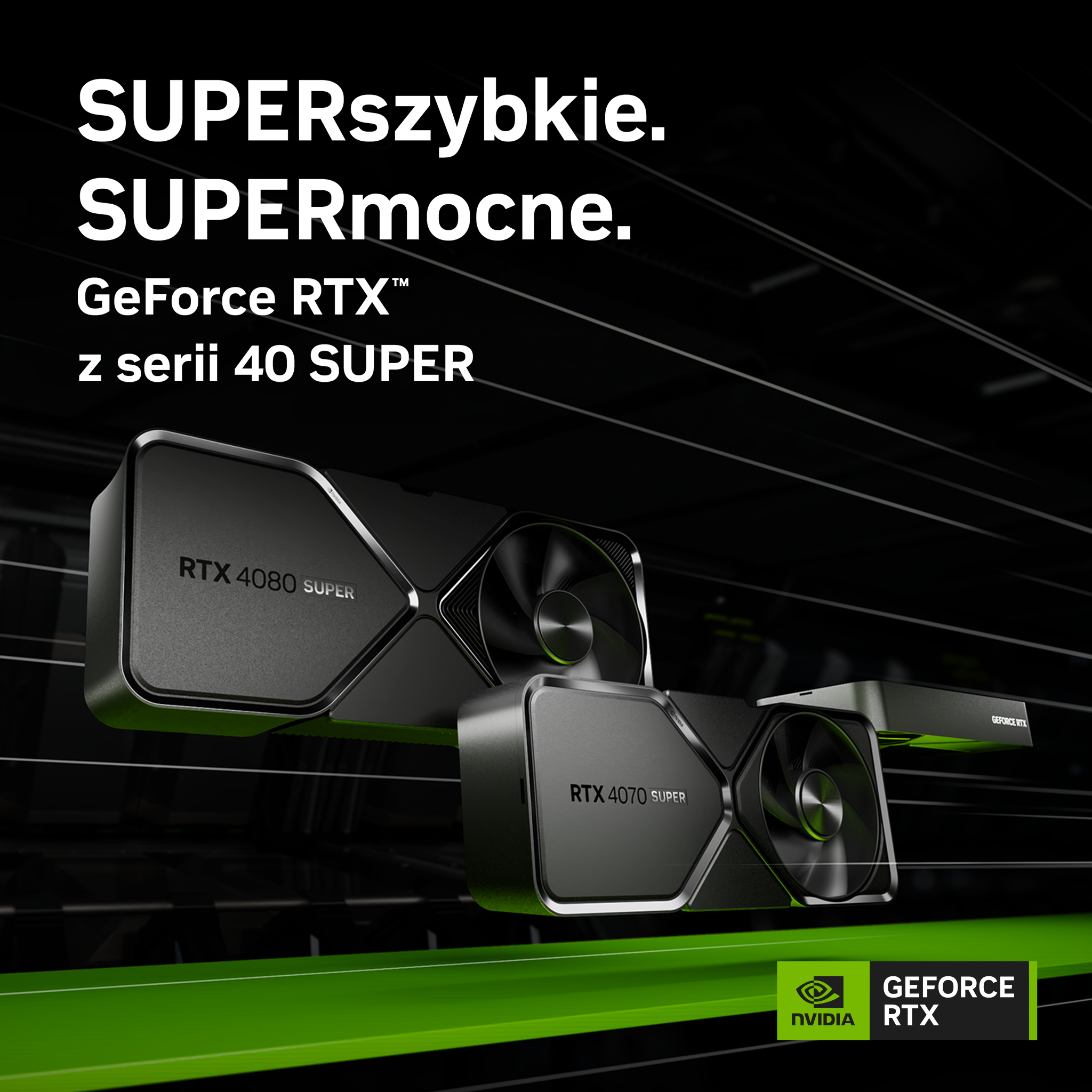 GeForce RTX z serii 40 SUPER